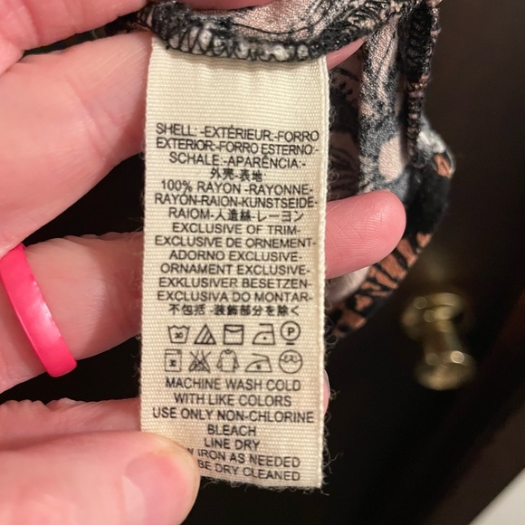 Free People Brand Size Large Bella Printed Tunic Babydoll Dress **Flawed** - Picture 6 of 8